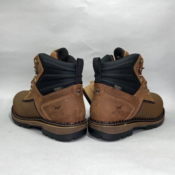 Irish Setter Ramsey 2.0 Boots Men’s 7.5 Waterproof 6” Leather Safety Toe Work - Picture 7 of 14